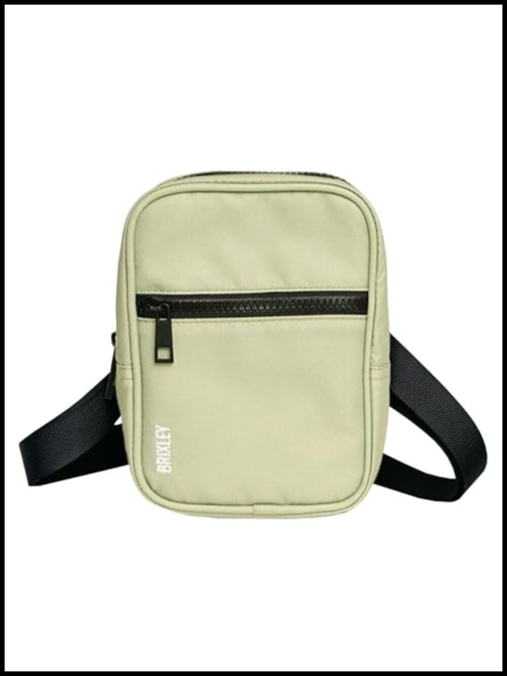 Nylon Crossbody Sling Bag 9 Pocket Travel Purse Multi-Way Wear